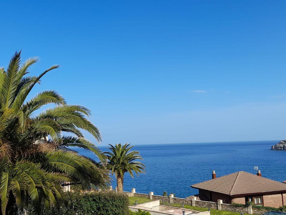 Villa vistas al mar, Urbanización privada con piscina de agua salada Ajo Exterior foto
